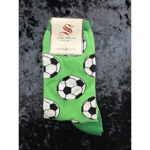 Socksmith - Give and Go Soccer‎ Socks Women's Green Cotton Crew